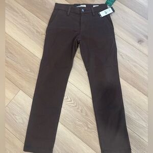Men’s MAVI Edward Coffee Bean Twill Mid Rise Slim Straight Leg Pants NWT